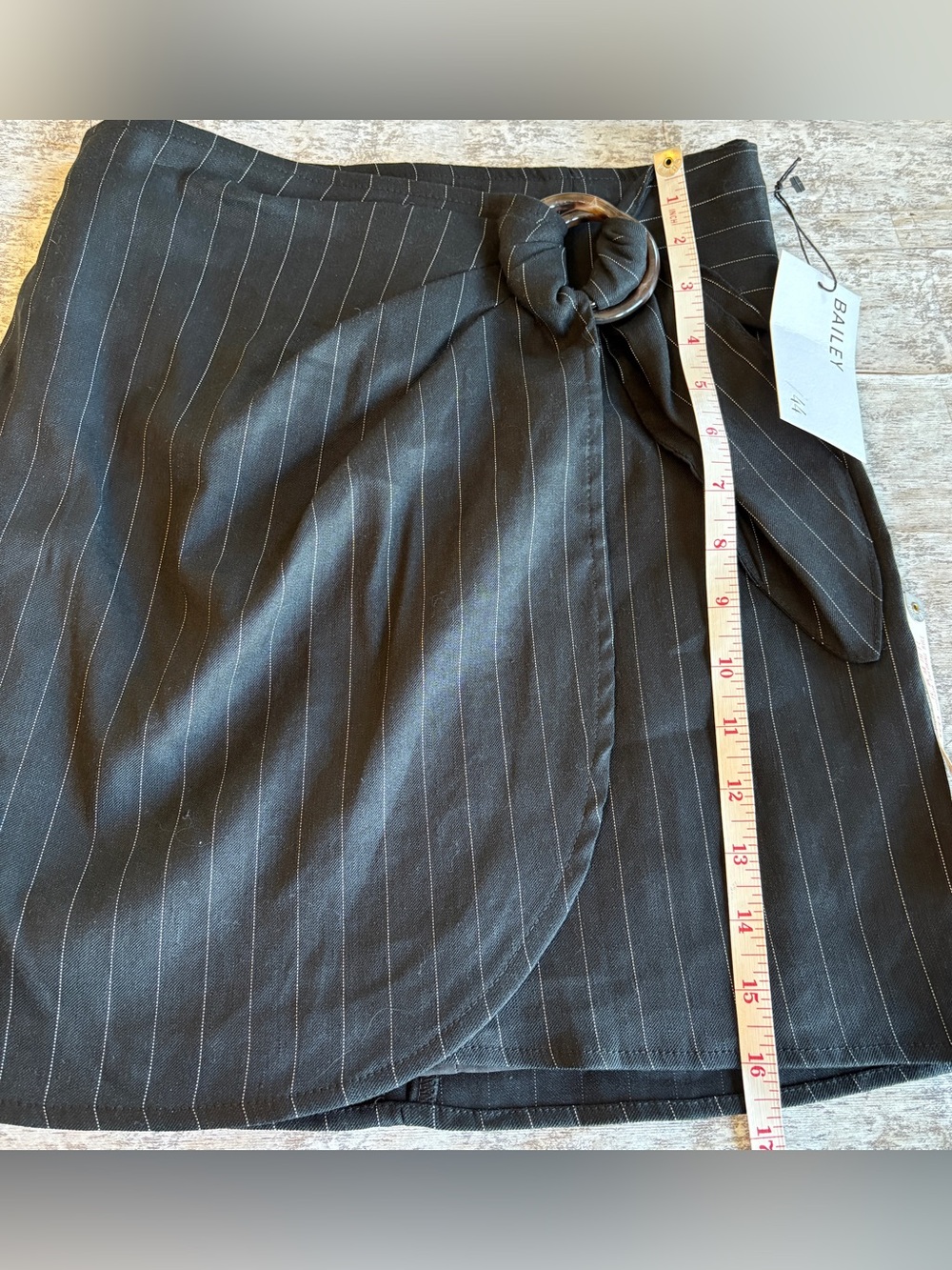 NEW w/Tags REVOLVE Bailey 44 Flory Skirt in Black Pinstripe Size XS - Picture 14 of 14